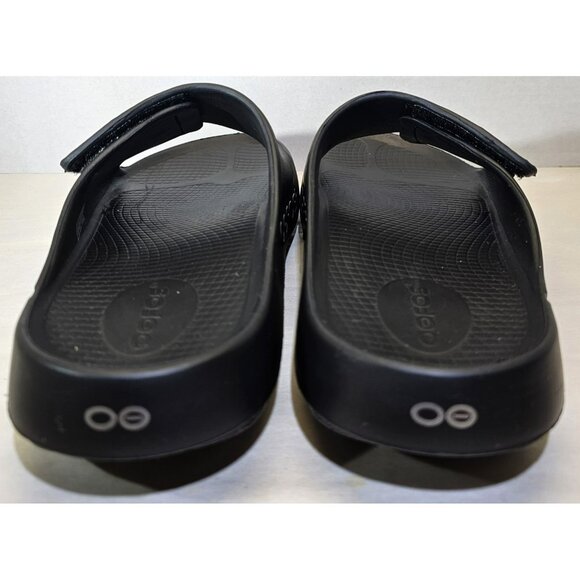 OOFOS Unisex Black Ooahh Sport Flex  slip-on Recovery Comfort Sandal Sz M12- W14 main image 8